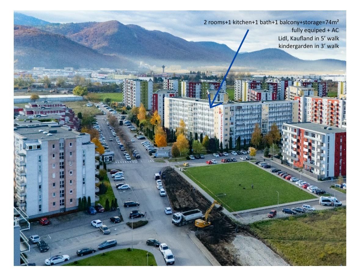 Apartament cu 2 camere de închiriat | Avantgarden 3 - Poză 12