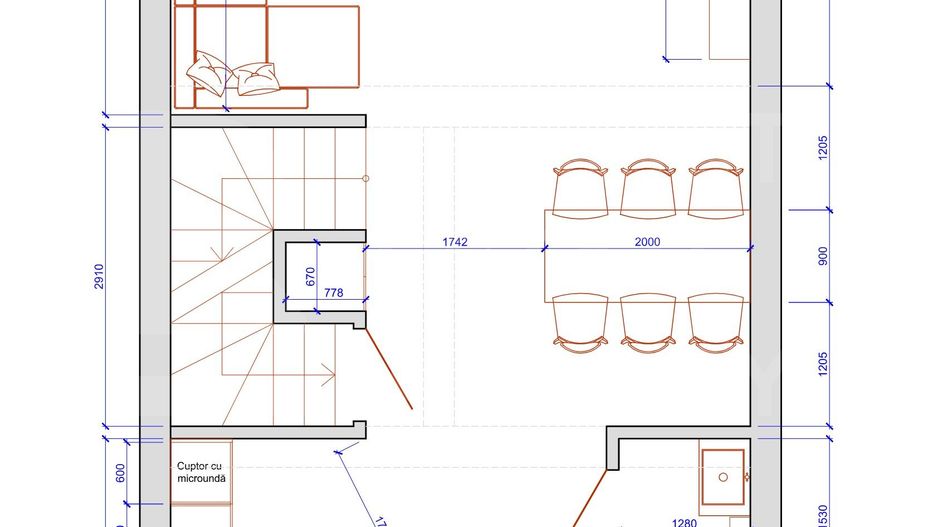 Vânzare, townhouse, 2 nivele, 3 camere, strada Maciesilor, Telecentru - Poză 46