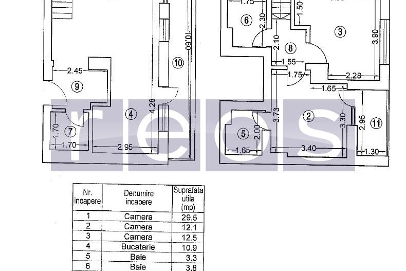 DUPLEX 3 CAMERE CLOUD9| 97MP - Schiță 21