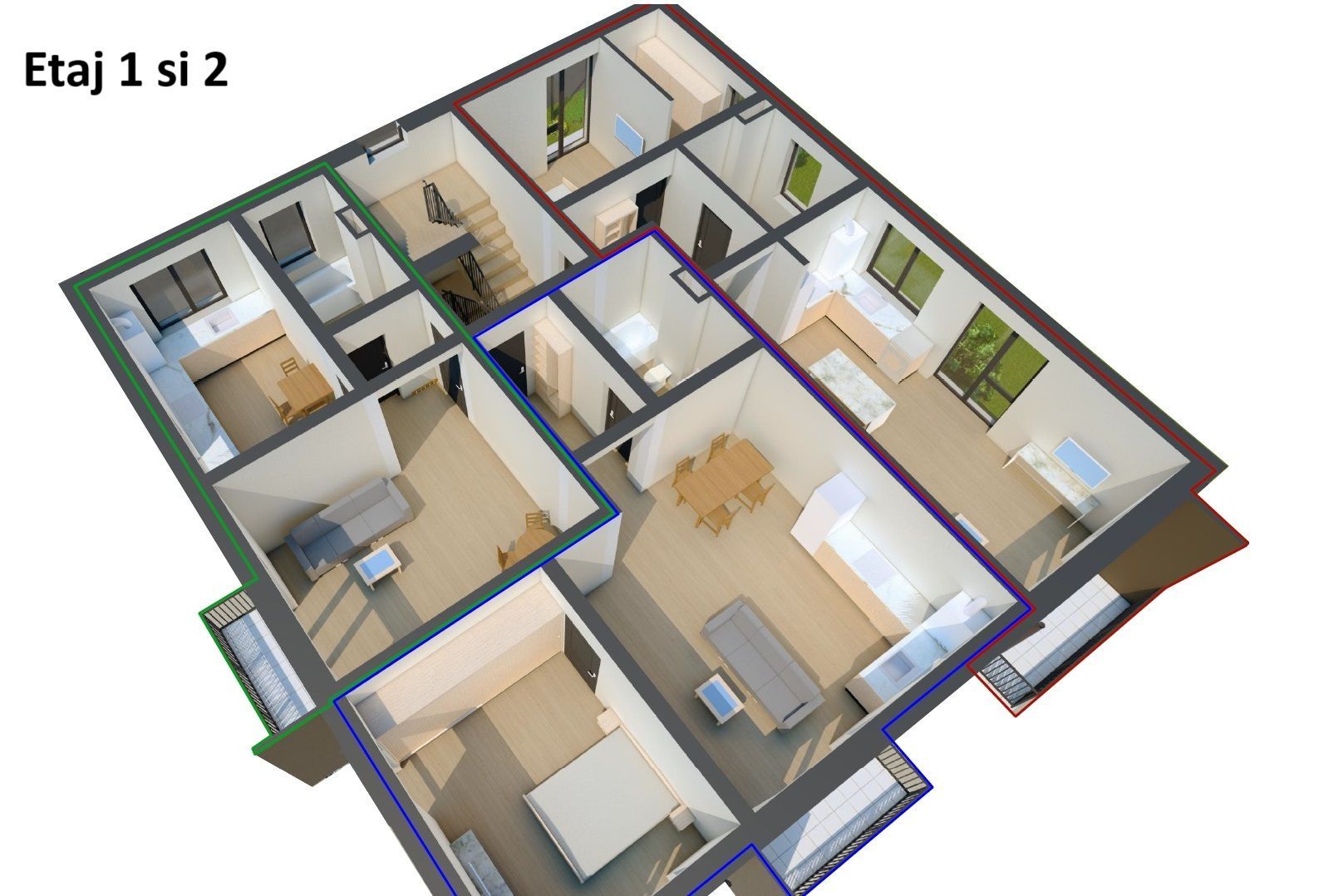 Giroc-Eso | S.A.D-uri si Apartamente cu 1 si 2 camere - Poză 8