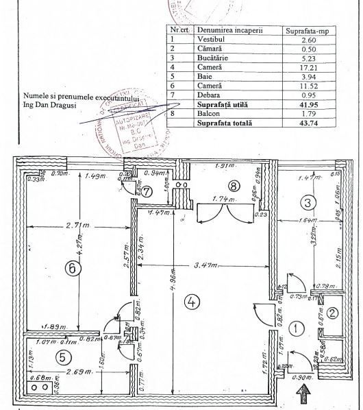 Apartament 2 Camere de vânzare Ultra-Central | Universitate -FARA RISC SEISMIC - Poză 14
