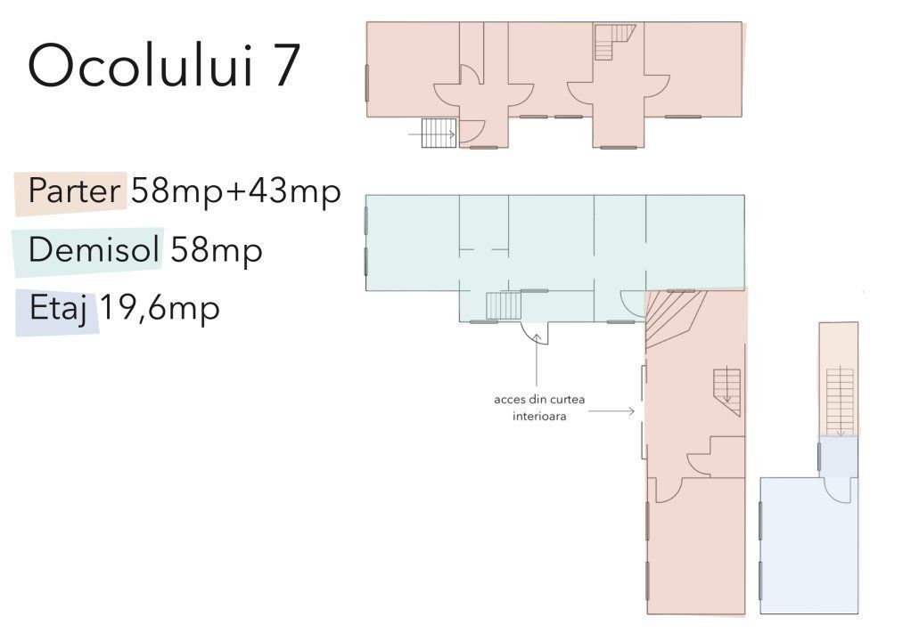 Casa D+P+1 cu curte 100mp, incadrare birouri, zona Eminescu - Poză 16