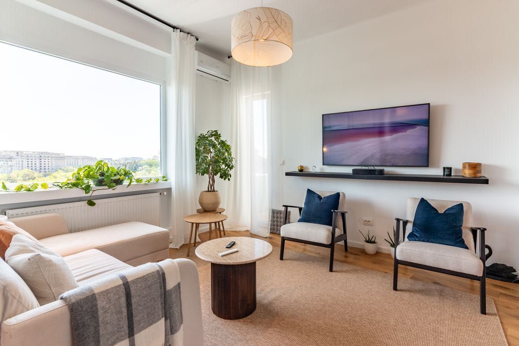 Penthouse superb de vânzare - 4 camere,  mobilat premium, vedere superbă - Poză 5