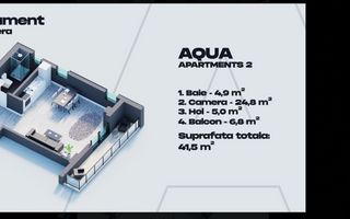 Garsonieră  - Mamaia Nord , vedere la mare, bloc finisat. - Poză 6