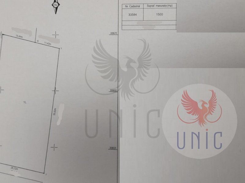 Teren 1500 mp, Comuna Carcea - Schiță 1