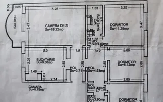 Apartament cu 4 camere/ Decomandat/  74 mp/ Dancu - Poză 11