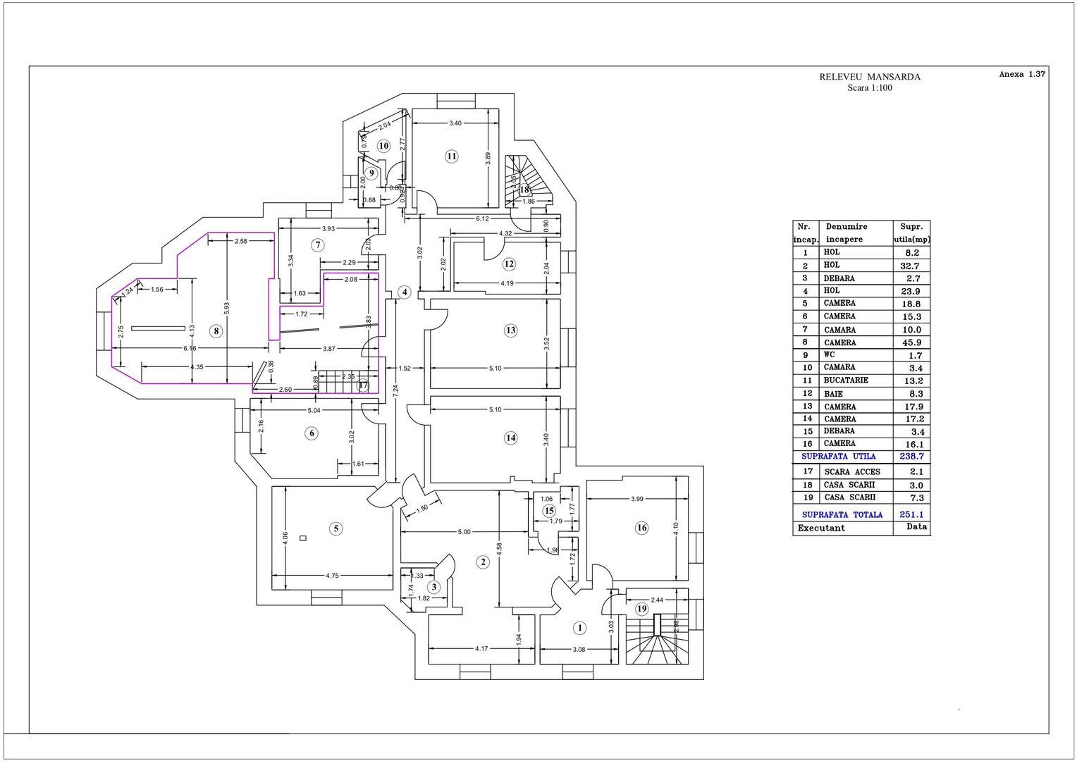 NOU APARTAMENT TIP DUPLEX 8CAMERE COTROCENI-OPERA NATIONALA - Poză 2