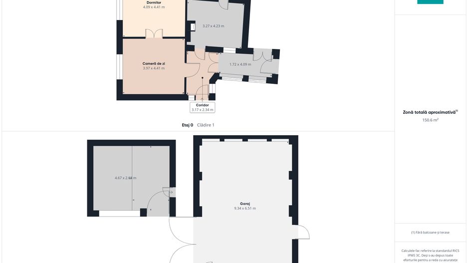 Casa cu teren 1050mp, Aradul Nou - Schiță 32