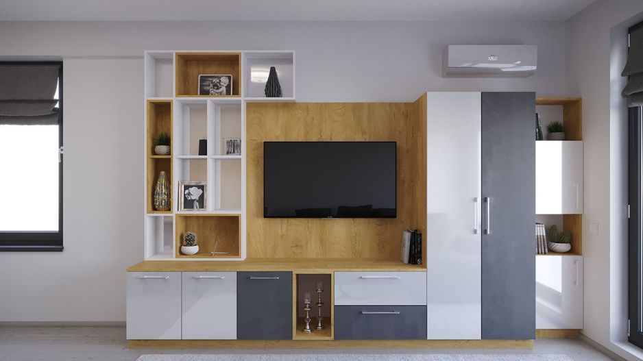 Apartament 3 camere de inchirat Rond OMV Pipera Curte proprie 45M - Poză 3