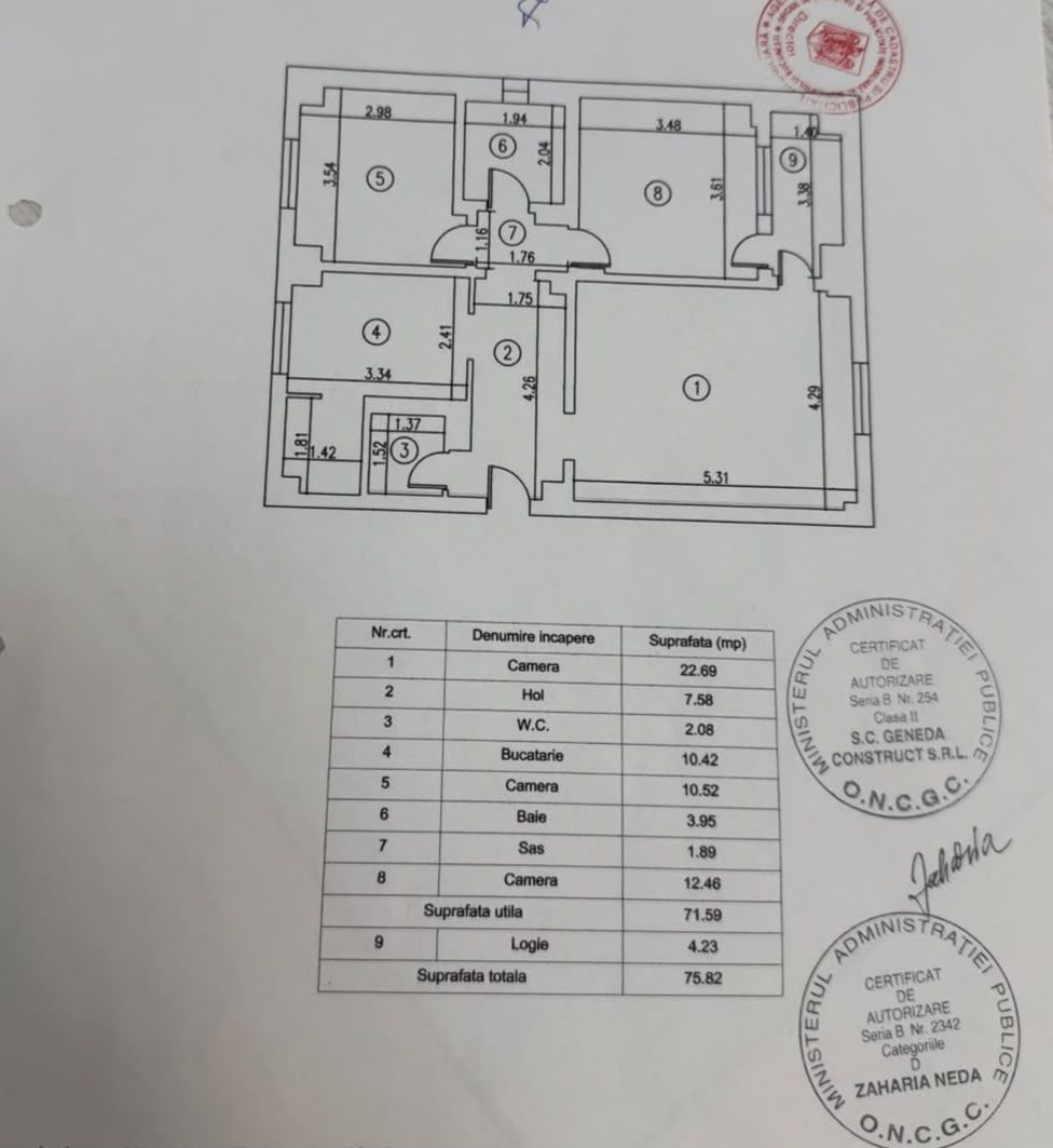 Vanzare Apartament 3 camere  în zona P-ta Alba Iulia - Poză 23