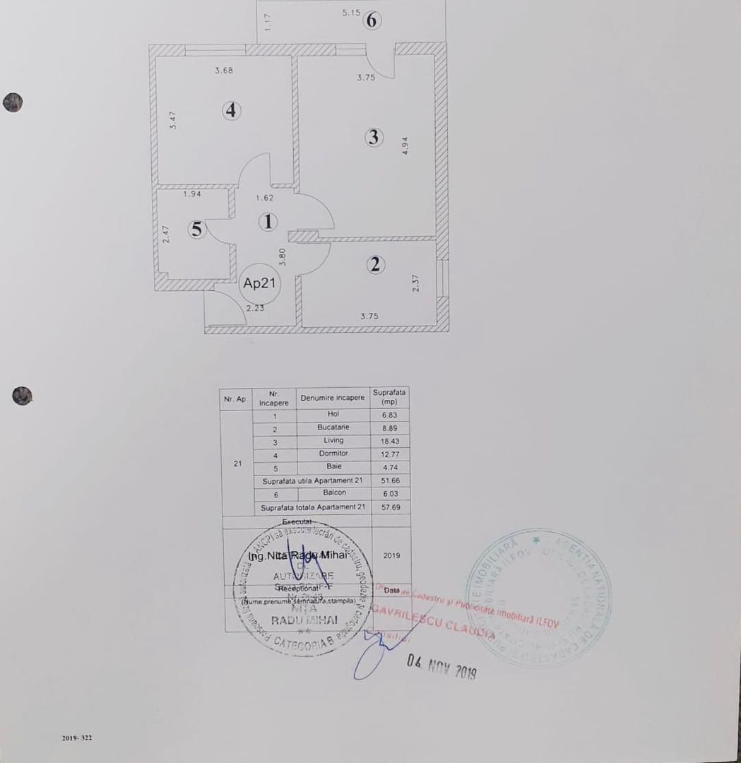 Apartament 2 camere Cartierul Latin Mobilat Utilat - Poză 8