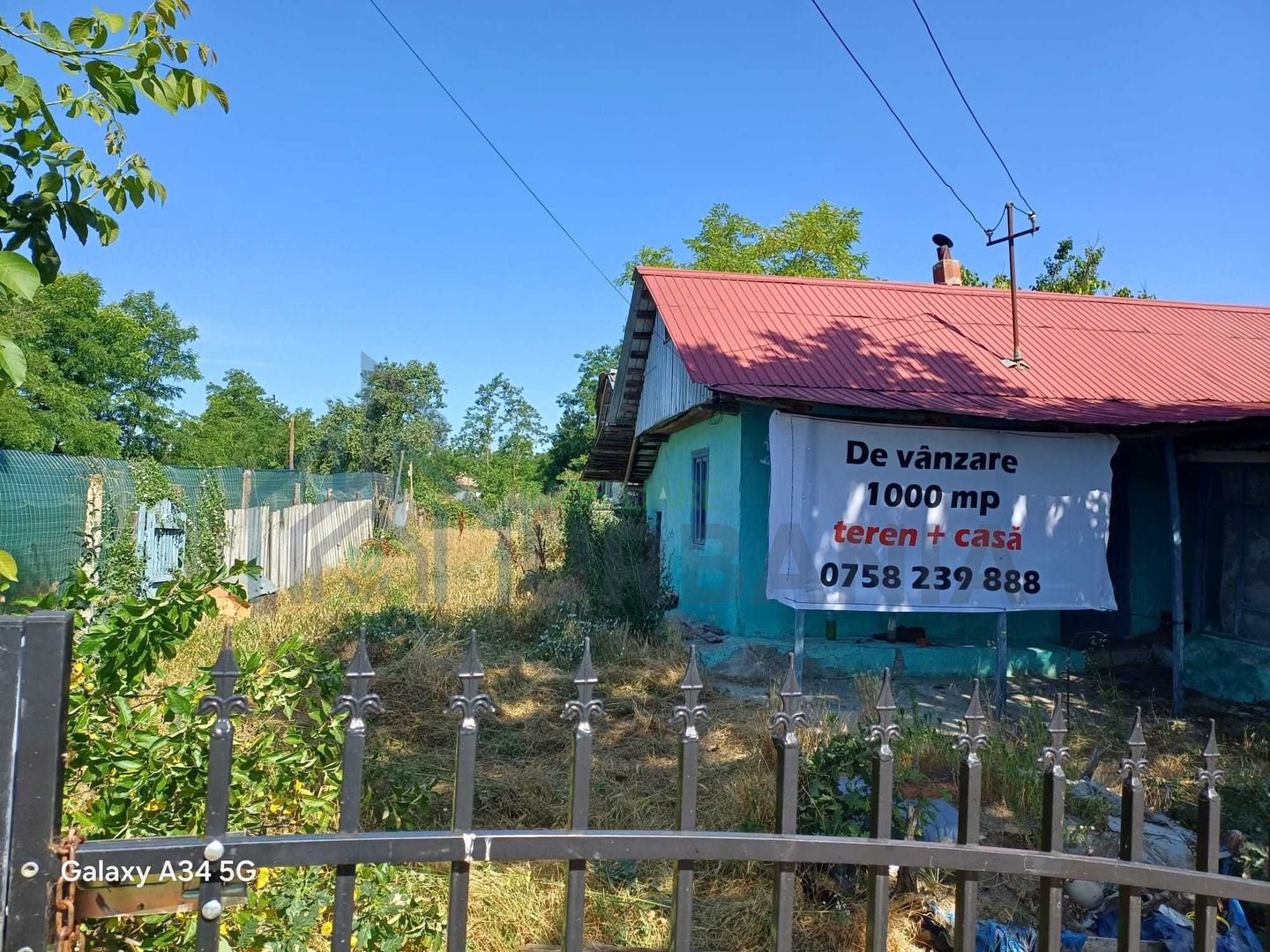 Teren 1067 mp în Grozești, județul Iași, cu utilități și anexe - Poză 2