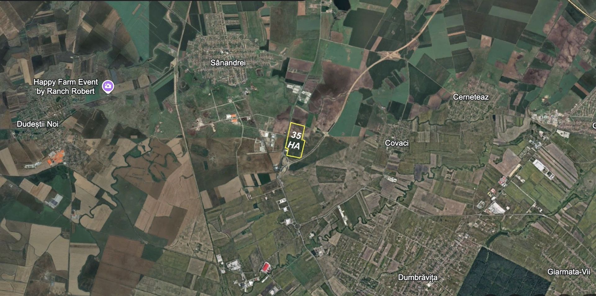 Sanandrei Teren 35 Hectare | Centura - Autostrada - Hale - PUZ Aprobat - Poză 3