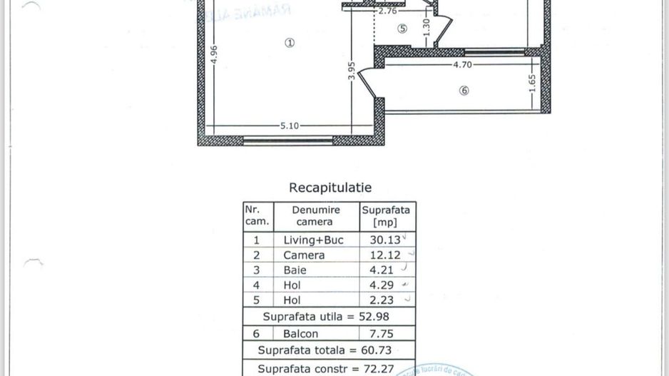 2 camere | Bulevardul Pipera | Erou Iancu Nicolae | Rose Residence - Schiță 13