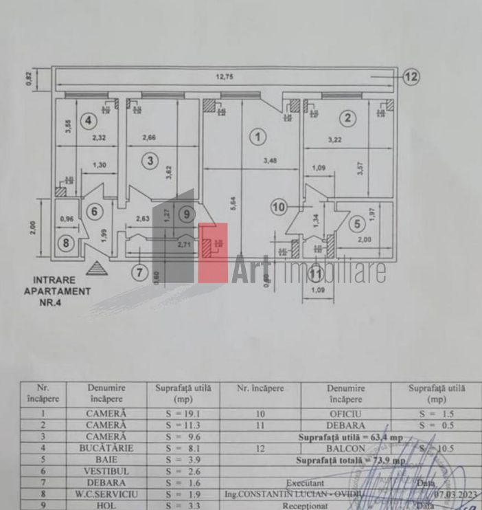 APARTAMAENT 3 CAMERE SEBASTIAN - Poză 7
