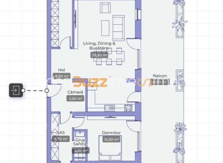 Apartament 4 camere | 165 mp | Piscină | Complex nou 2025 - Schiță 30