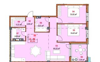 Vînzare, apartament, 2 camere, Strada Grenoble, Botanica - Poză 2