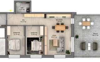Penthouse - langa Shopping City Sibiu! - Poză 9