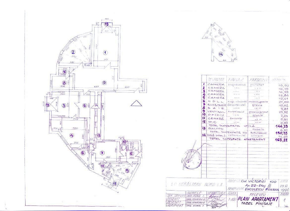 De Inchiriat Apartament 6 camere, C. Victoriei - Sala Palatului sect 1 - Poză 16