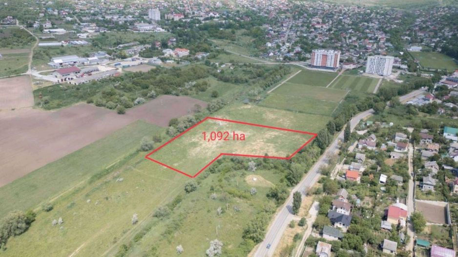 Teren pentru construcție (1.092 ha) în com. Ghidighici mun. Chișinău - Poză 1