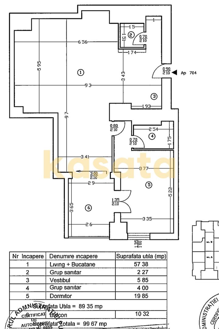 Apartament de vanzare – 2 Camere | Zona de Nord | Complex Upground - Poză 16