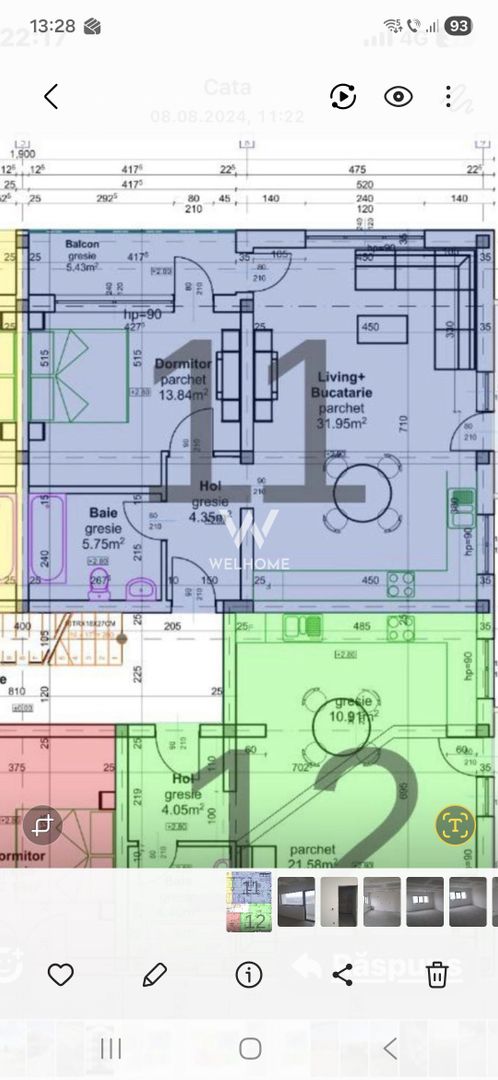 Apartament doua camere NOU si SPATIOS -Selimbar, Sibiu - Schiță 8