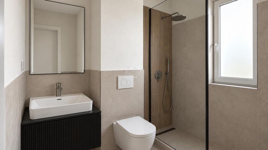 Duplex cu 5 camere - 3 bai. Finisaje Premium. Toate utilitatile. Asfalt. - Poză 9