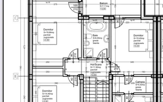 Casă duplex P+1 de vânzare Tunari – finisaje premium, teren 505 mp - Schiță 13