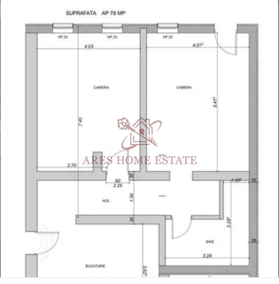 Apartament 2 camere/ decomandat/la cateva minute de centrul Timisoarei - Schiță 11