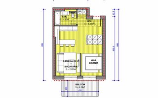 Studio Modern cu Balcon Mare – Sky Light Residence - Poză 6
