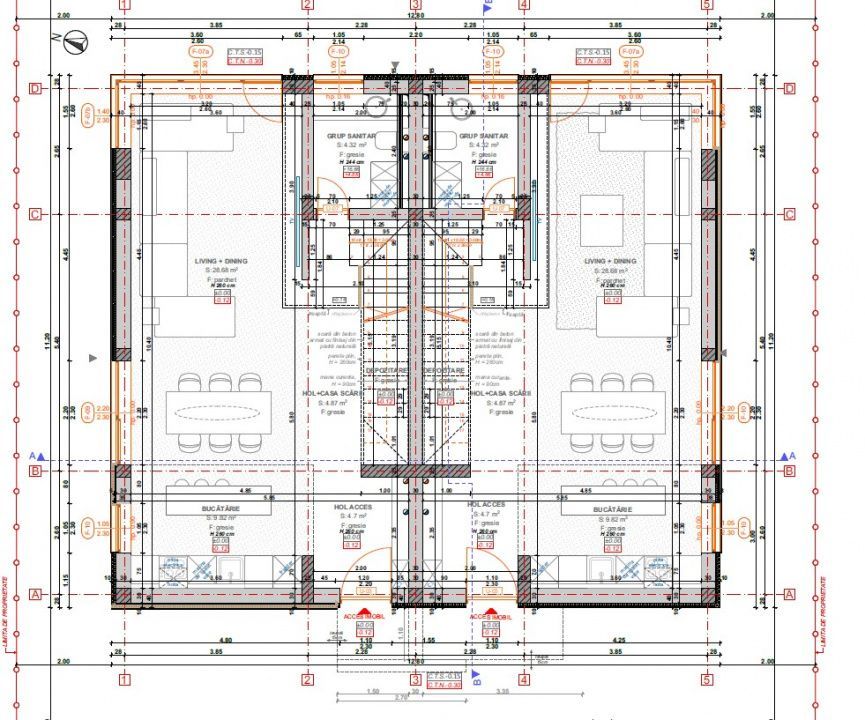 Teren pt duplex in Mehala cu autorizatie si proiect, strada asfaltata|Comision 0 - Schiță 12