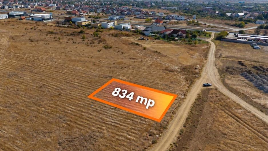 Teren 834 mp Giarmata | Posibilitate construire duplex | Comision 0% - Poză 1
