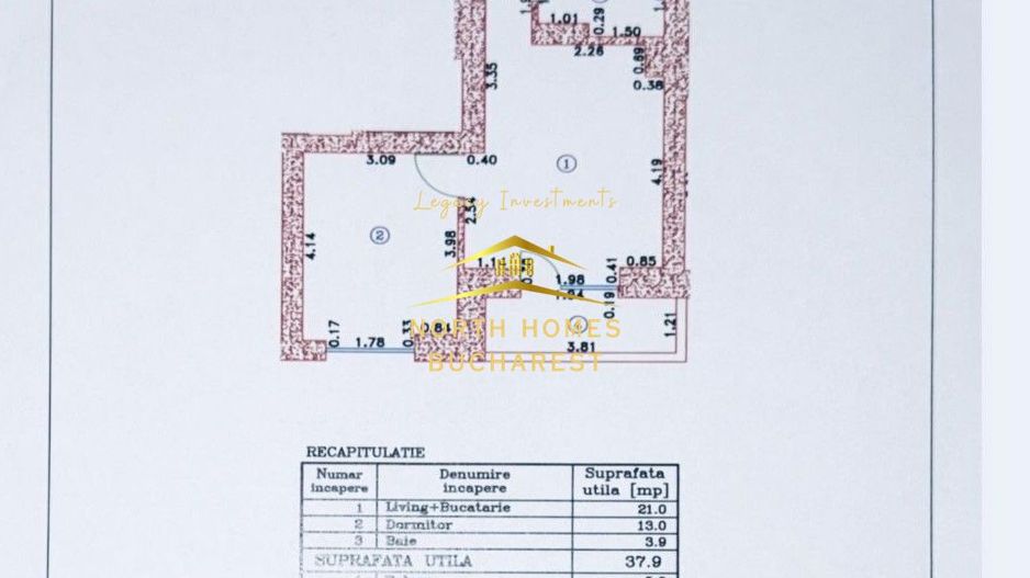 Apartament  vânzare 2 camere -Cortina North - Poză 5