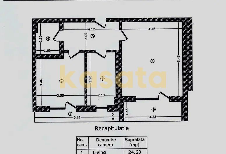 Apartament 2 Camere Sisești | Încalzire pardoseală | Parcare - Schiță 16