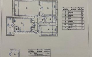 SECTOR 3 - Baba Novac | 3 camere renovat de Designer - Schiță 17