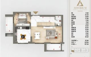 DUPLEX 5CAM. IN PROIECTUL ASTORIUM LIFE / IZOLATIE VATA BAZALTICA! - Poză 4