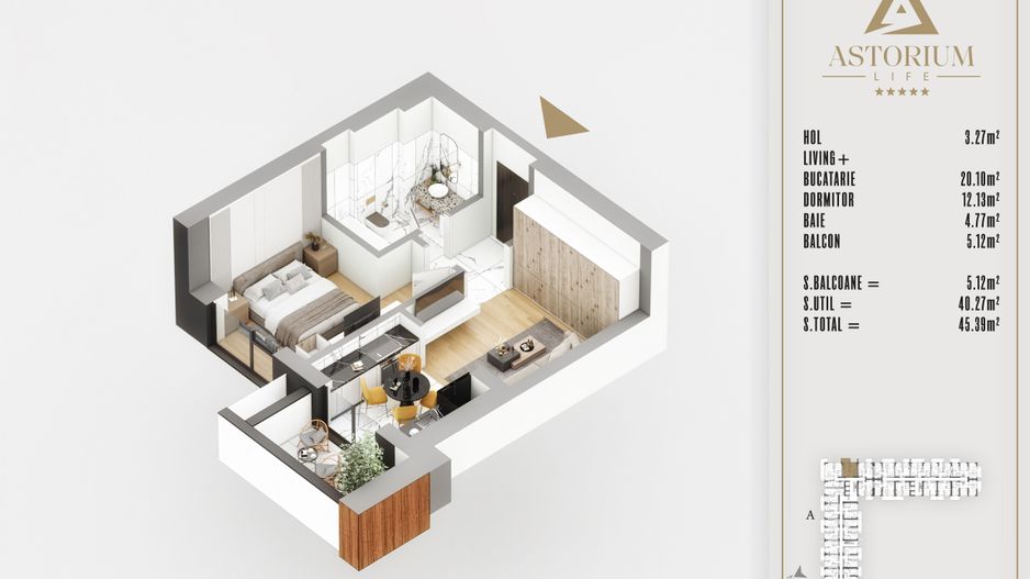 Titan Pallady 2 camere predare 2025 - Ansamblu rezidential Premium - Poză 3