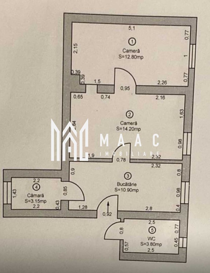 Apartament 2 camere | 45 MPU | Parter inalt | Ultracentral - Poză 7