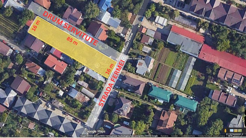 Ofertă Rară: Teren 1.335 mp în Zonă de Case – Vila Premium sau Dezvoltare P+2 - Poză 1