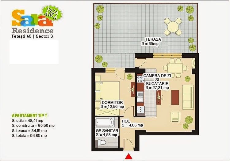 COMISION0% - 2 camere -imobil 2013 - curte 36mp - Ozana - str. Fetesti - Poză 20