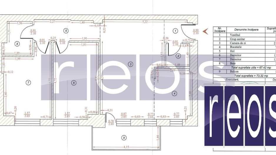 DE VANZARE | 3 CAMERE AVIATIEI | LOCATIE PREMIUM | 2 PARCARI SUBTERANE - Schiță 19
