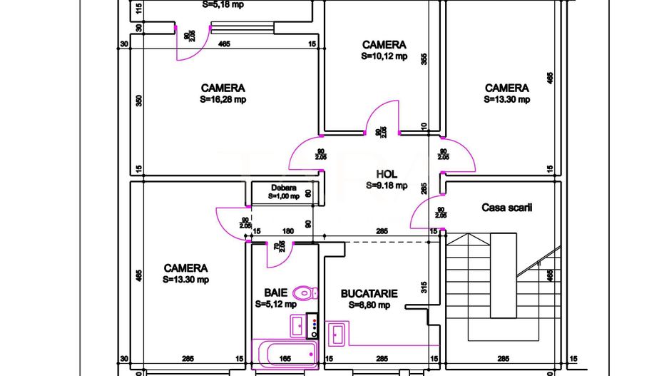 Apartament spațios cu 4 camere, 88 mp, Mănăștur – zona Big. - Poză 1