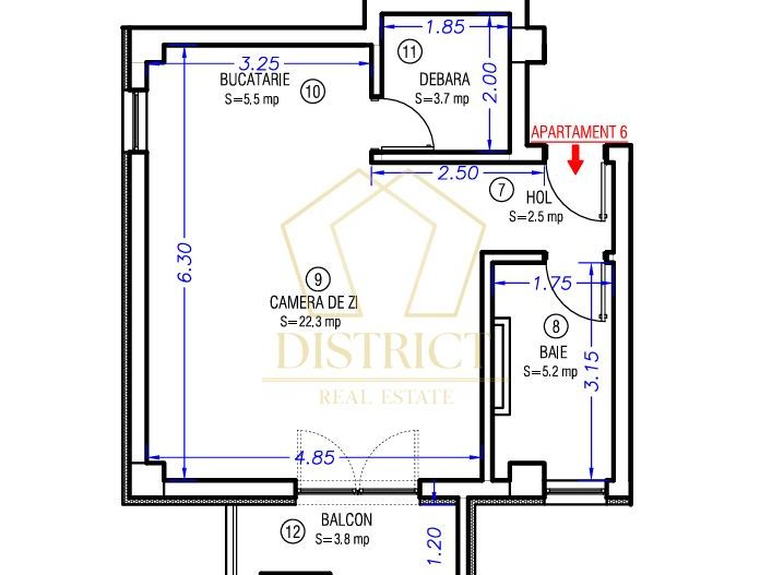 Apartament cu o camera | Aradului - Poză 8