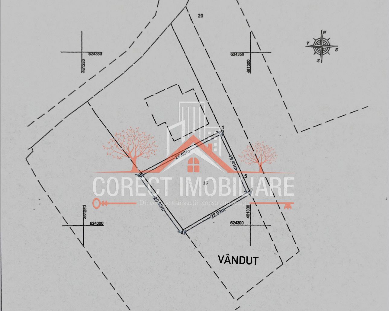 🌳 Teren de vânzare – 500 mp, Bistrița, str. Ion Pop Reteganu - Poză 1