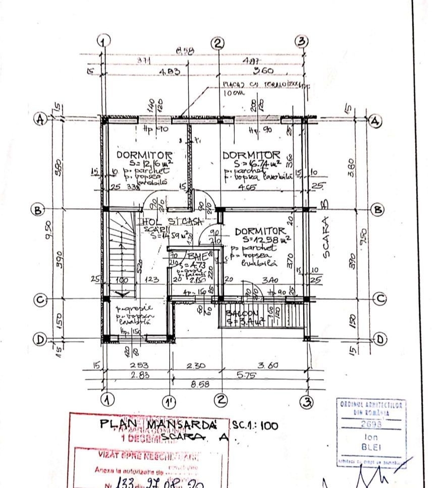 Casa P+1 in comuna 1 Decembrie - str. Victoriei - Poză 13