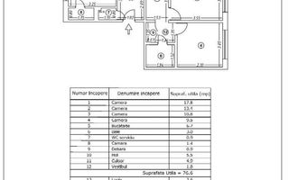 Vanzare Apartament 4 camere, Almasu Mare, Berceni. - Poză 8