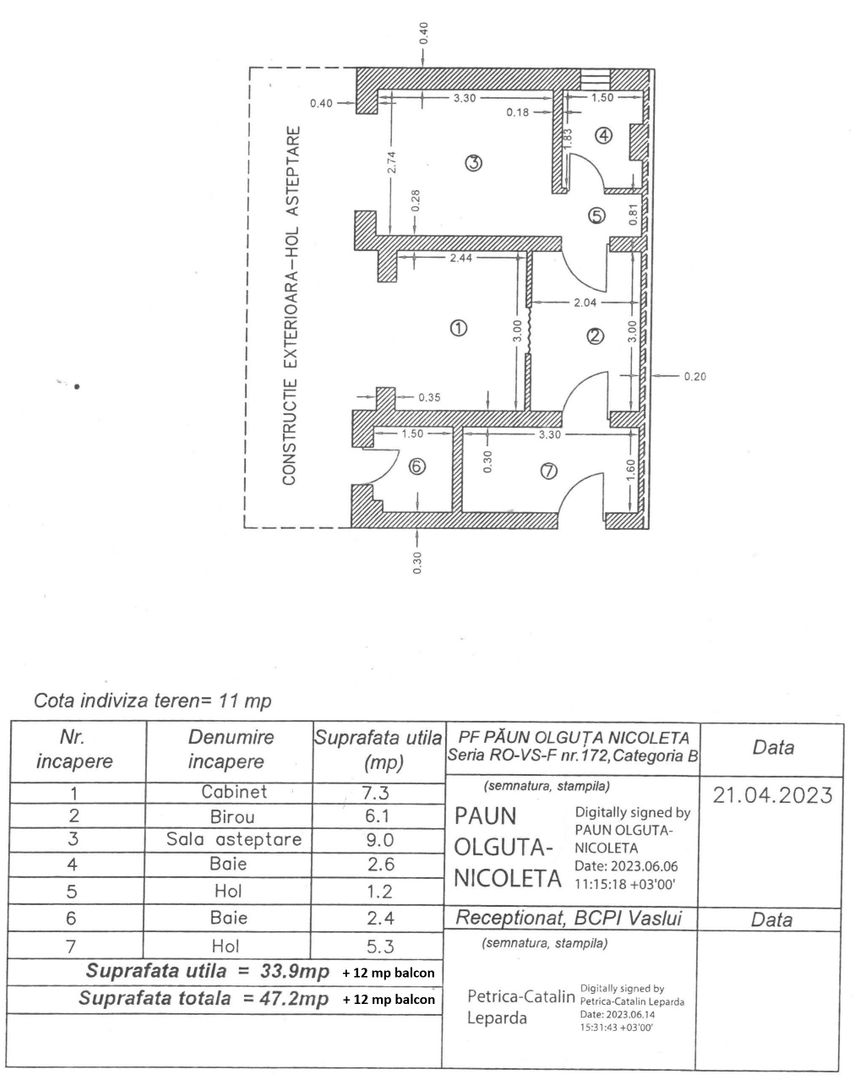 SPAȚIU COMERCIAL - Apartament 2 camere, PARTER, zona CENTRU; - Poză 8