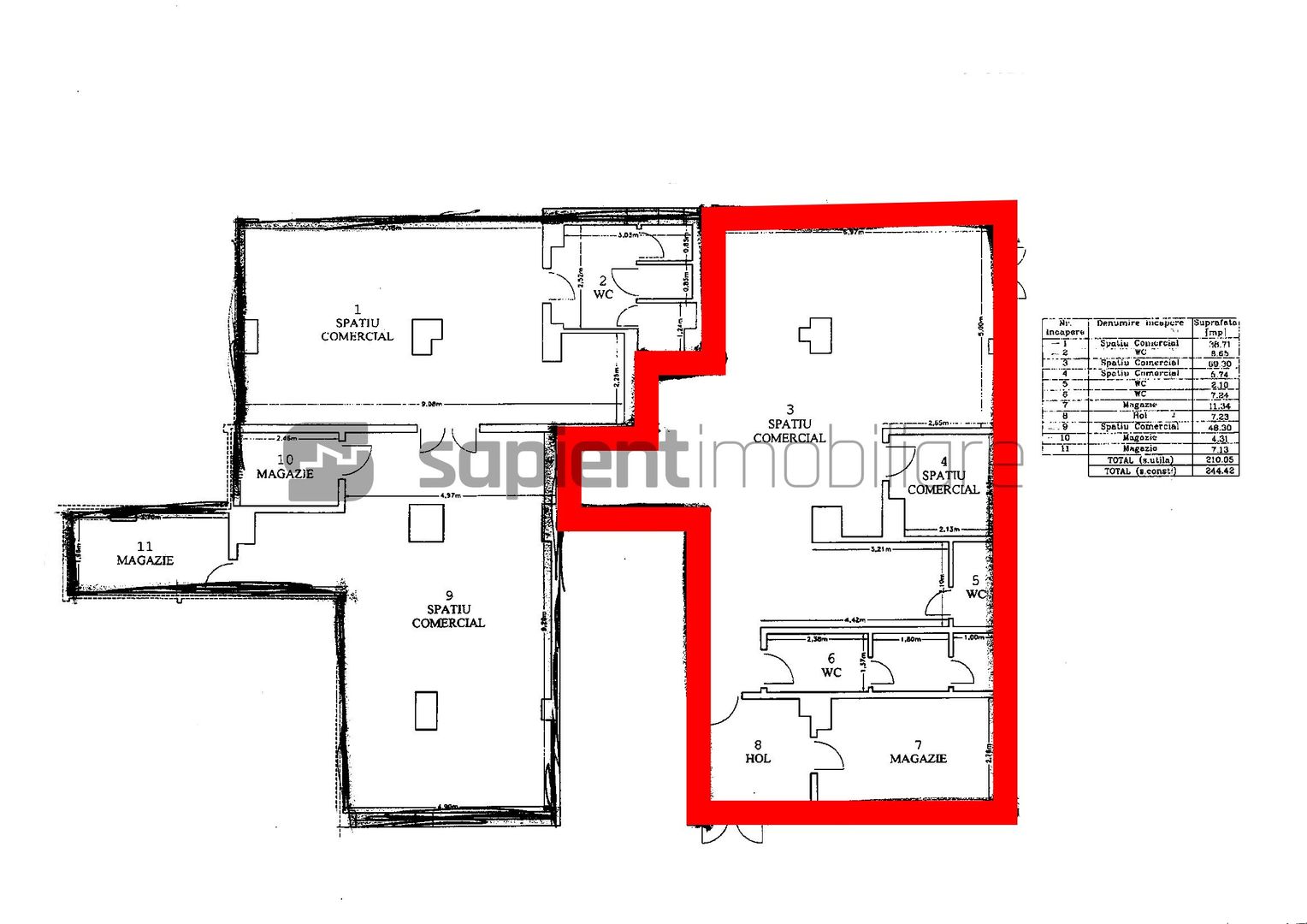 Sapient | Spațiu comercial _ str. Sovata, cart. Rogerius - Schiță 7