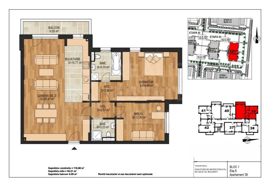 Vânzare, apartament, 3 camere, Brașov - Poză 3