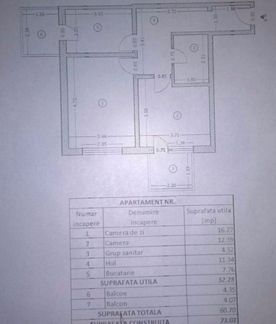 Apartament 2 camere de închiriat,Carrefour Alexandriei Antiaeriana - Poză 8